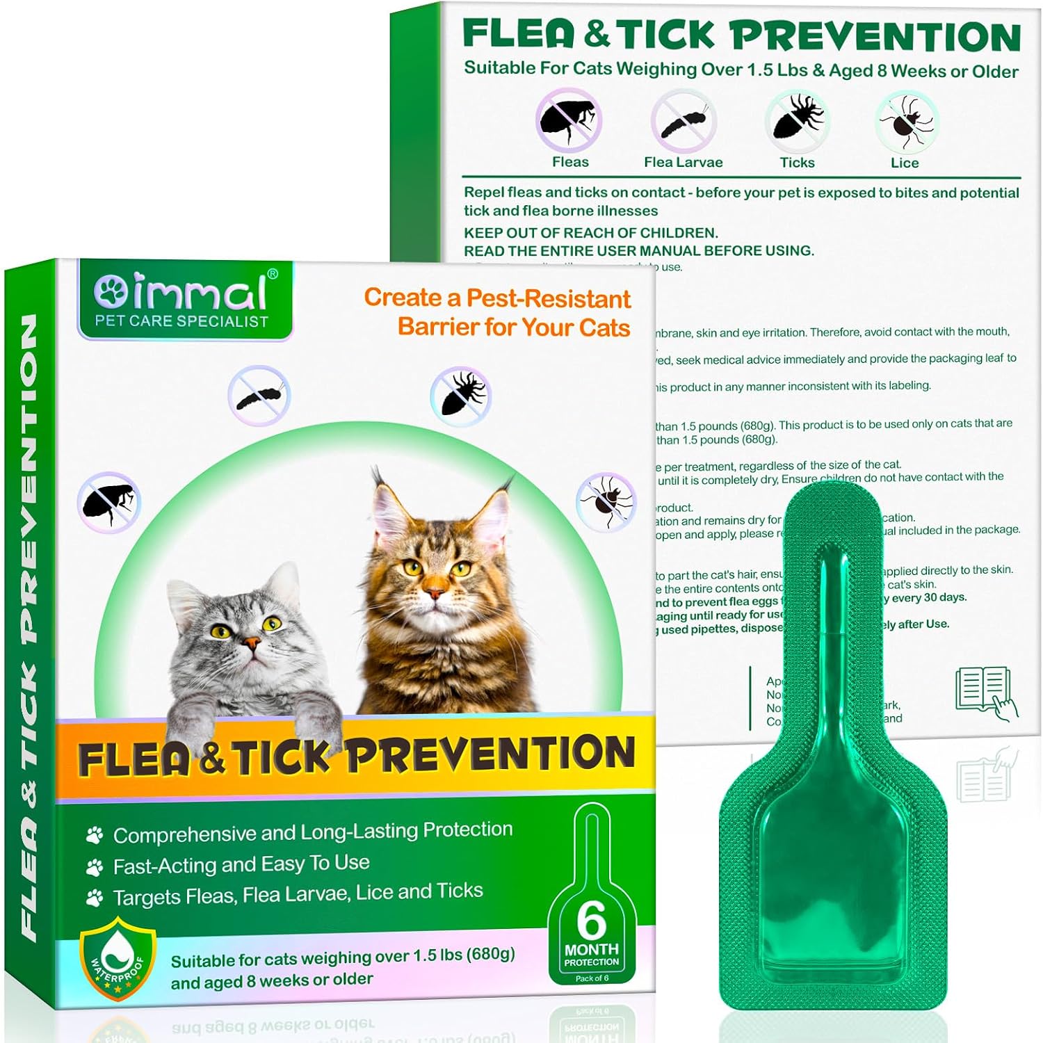 Pipetas Desparasitantes Gato