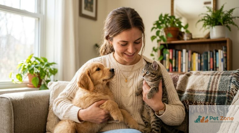 Hesitado entre ter um gato ou cão? Descobre como escolher o animal ideal para o teu estilo de vida, se podem conviver juntos e outras alternativas de pets.