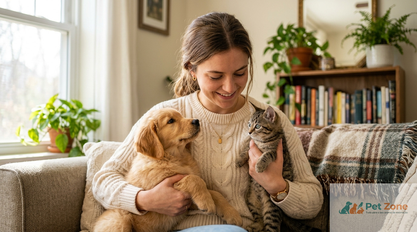 Hesitado entre ter um gato ou cão? Descobre como escolher o animal ideal para o teu estilo de vida, se podem conviver juntos e outras alternativas de pets.