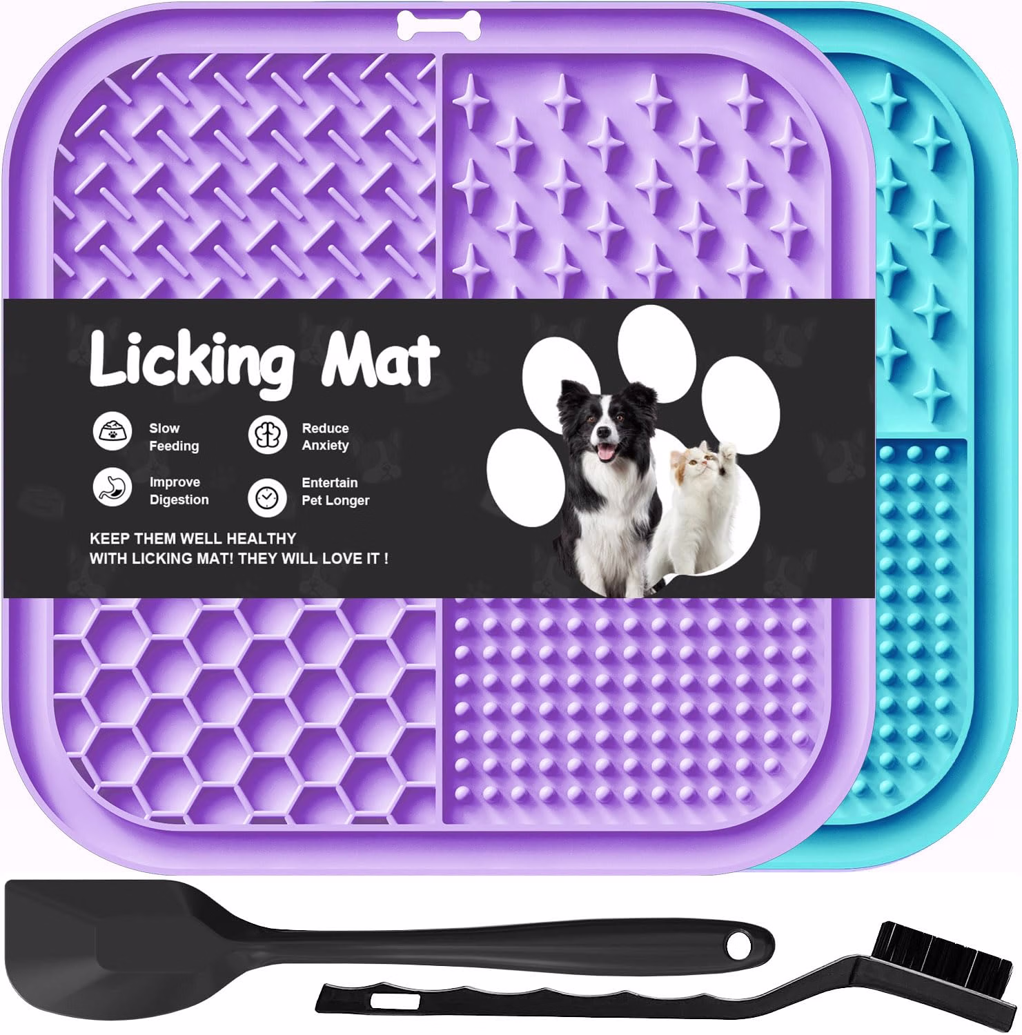 Tapete de Enriquecimento Alimentar Lick Mat