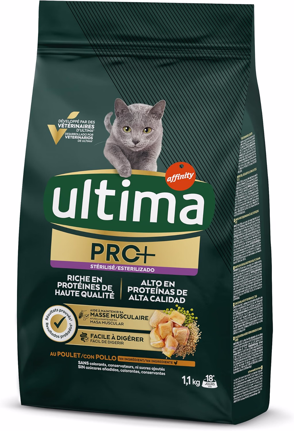 Ultima Pro + Ração para Gatos com Frango