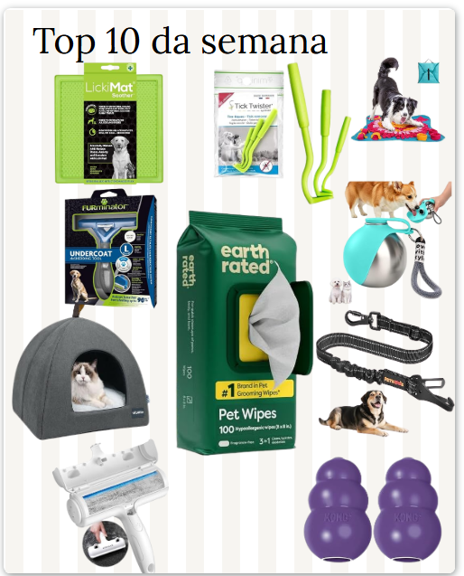 Produtos Recomendados para Animais: 10 Achados da Semana para Cão e Gato