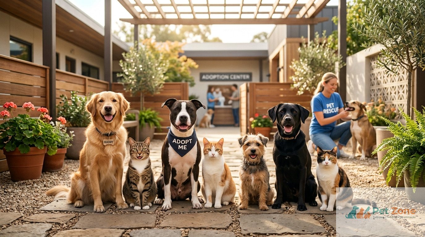 Adoção de cães e gatos